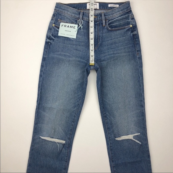 NWT FRAME Le Nouveau Straight Jeans - Picture 3 of 7